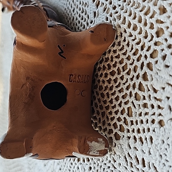 Casals Peru Terracotta Pottery Long Neck Giraffe Figurine Vintage 6" tall - Picture 3 of 10